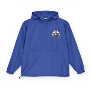 Edmonton Oilers Champion Unisex Packable Anorak Jacket