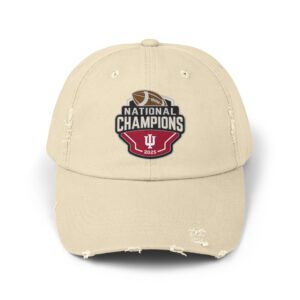 Indiana Hoosiers 2025 College Football Playoff National Championship Unisex Distressed Cap