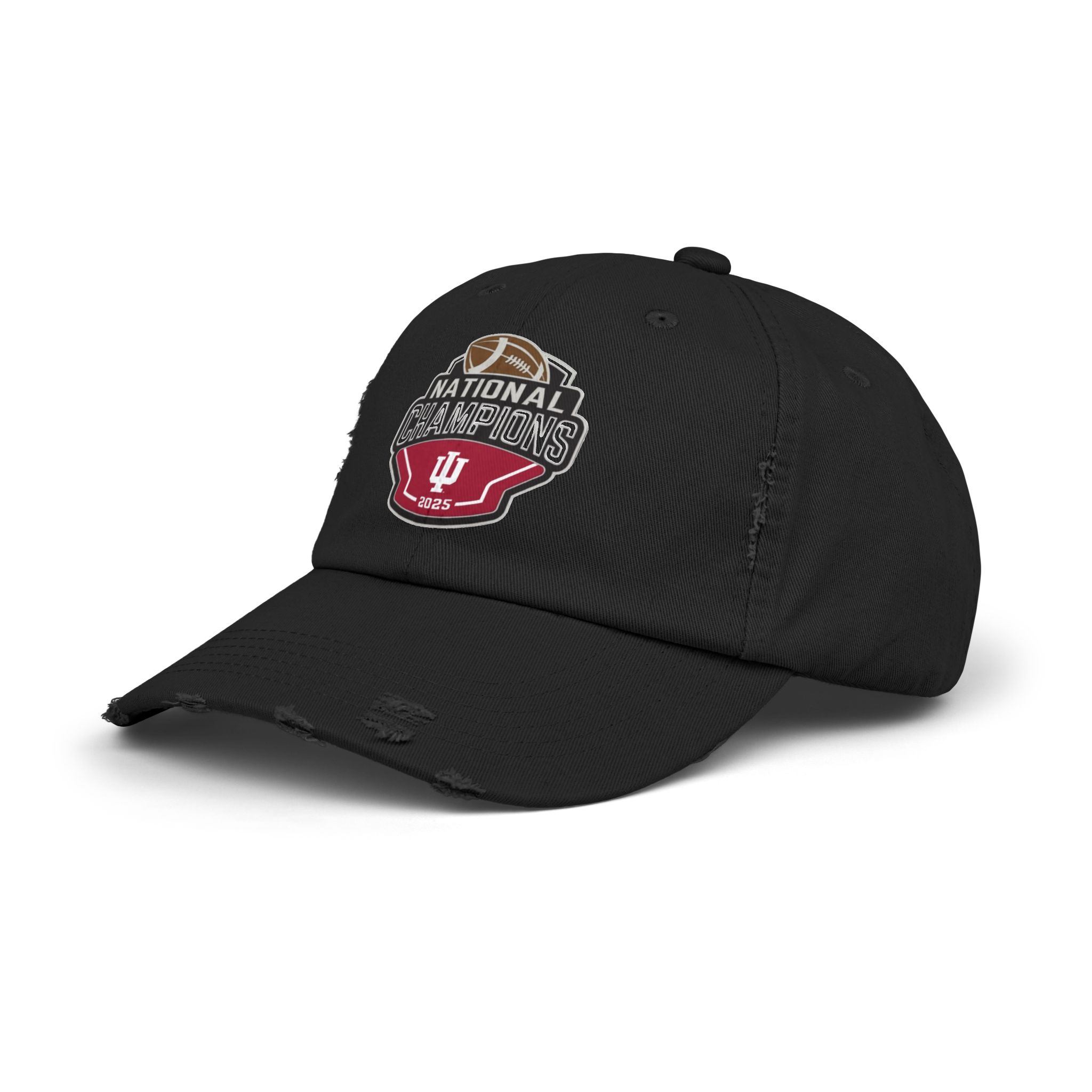 Indiana Hoosiers 2025 College Football Playoff National Championship Unisex Distressed Cap - Image 26