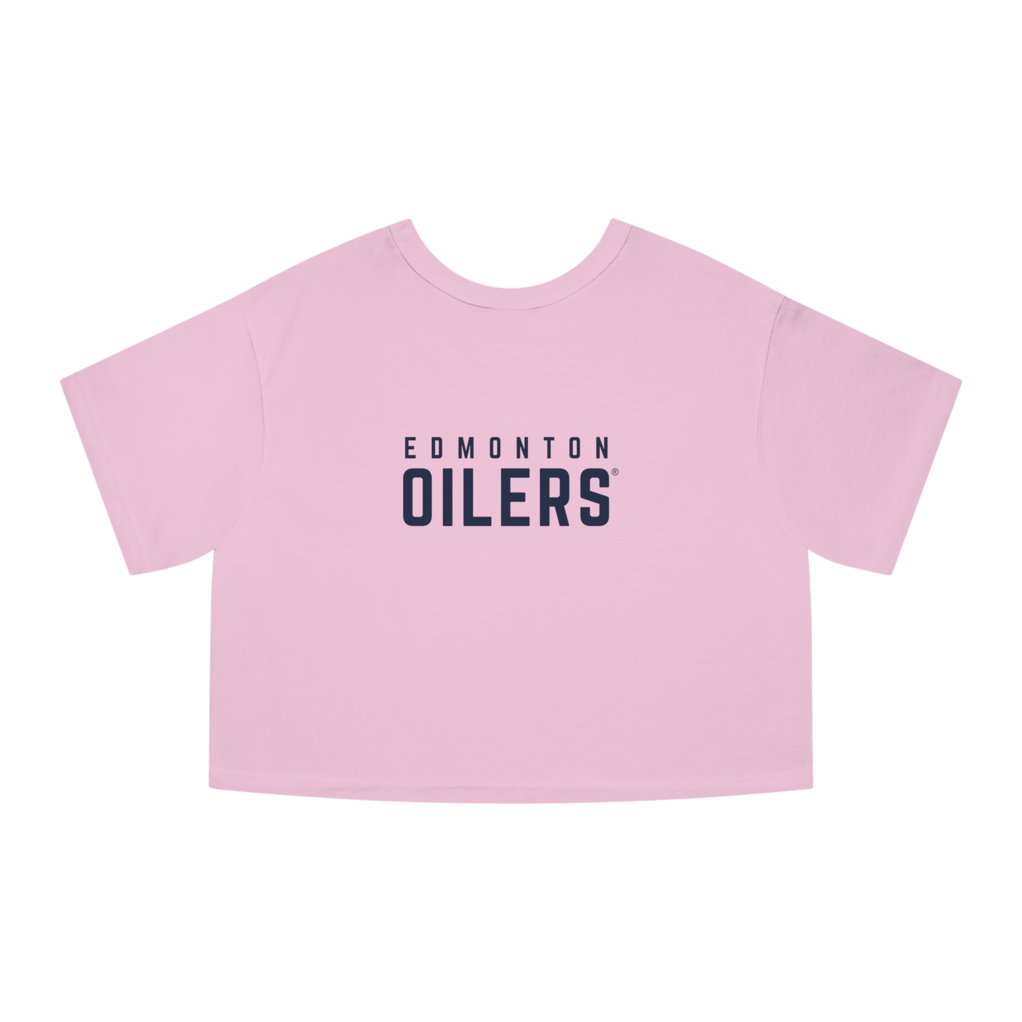 Edmonton Oilers Champion Women's Heritage Cropped T-Shirt - Image 2