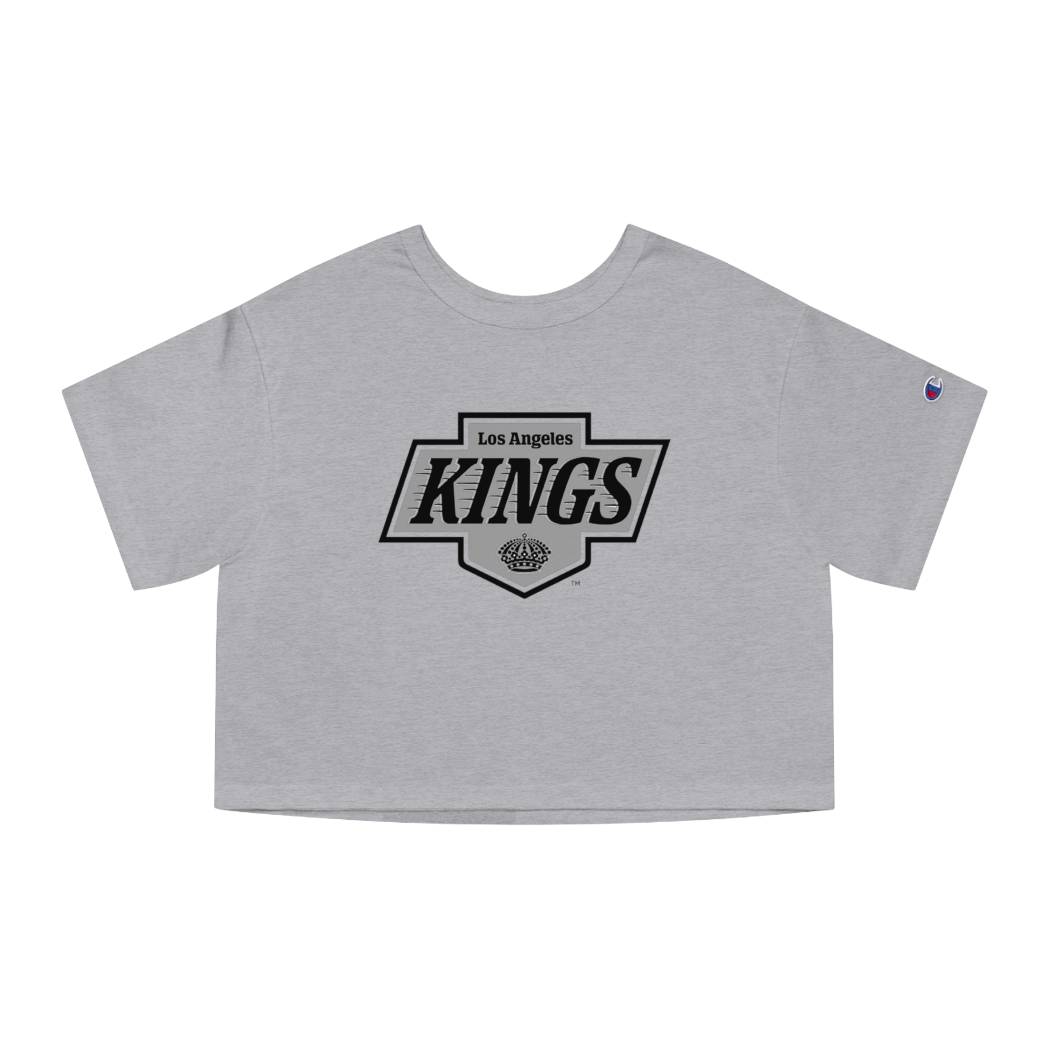 Los Angeles Kings Champion Women's Heritage Cropped T-Shirt - Image 4