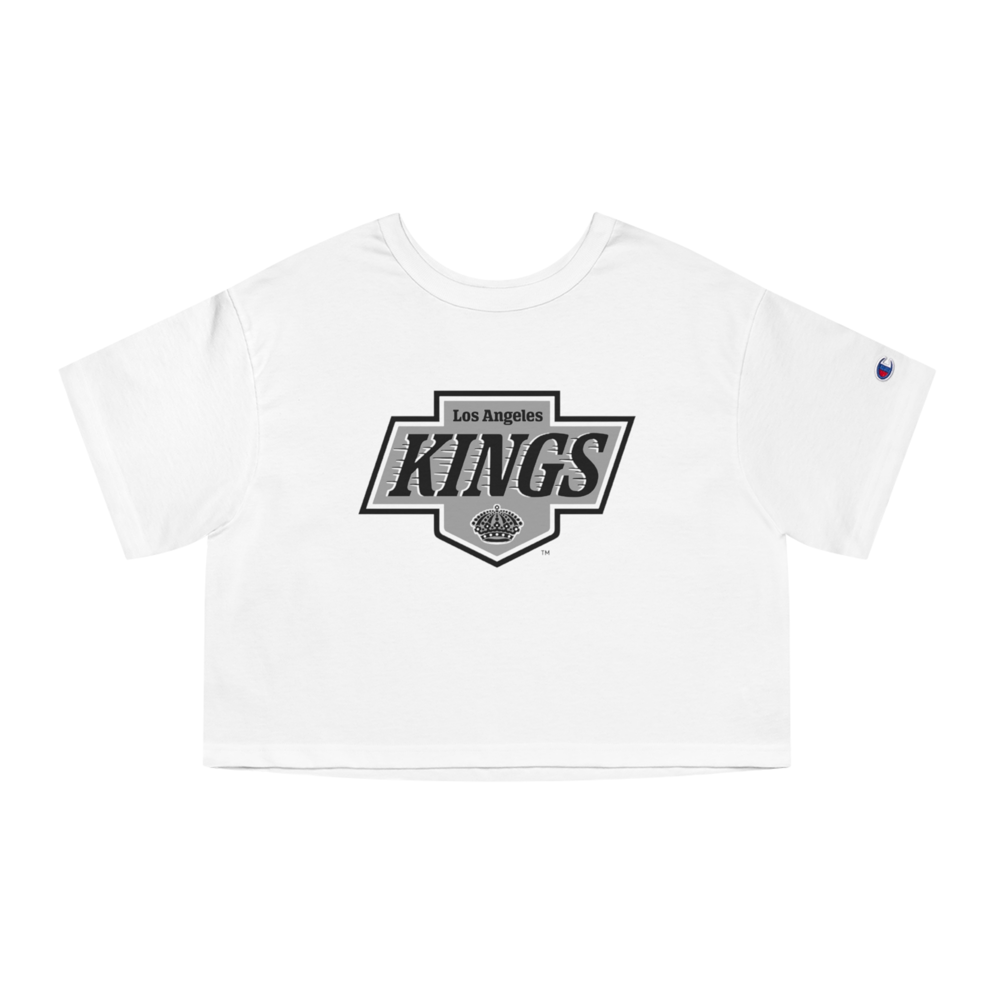 Los Angeles Kings Champion Women's Heritage Cropped T-Shirt - Image 7