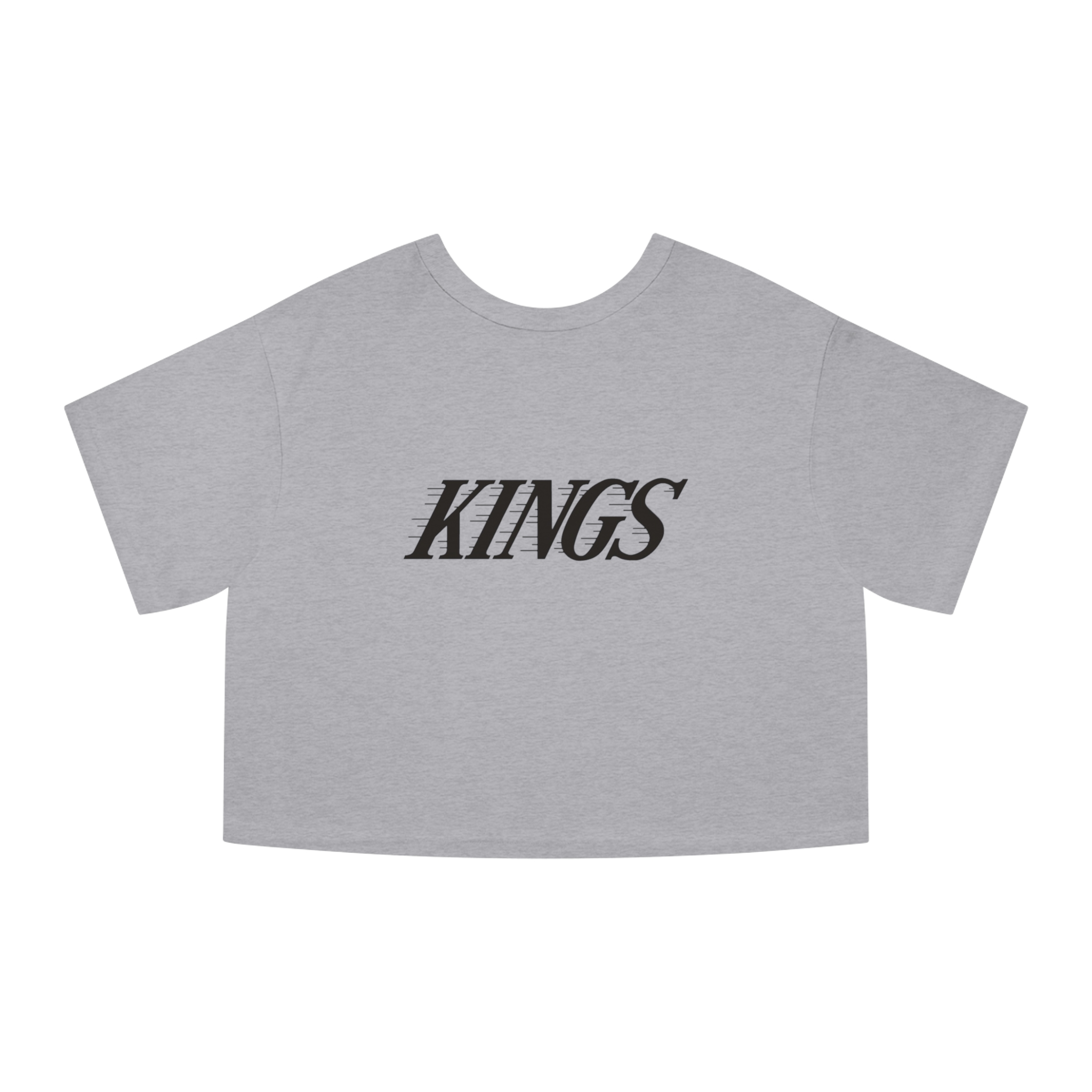 Los Angeles Kings Champion Women's Heritage Cropped T-Shirt - Image 5