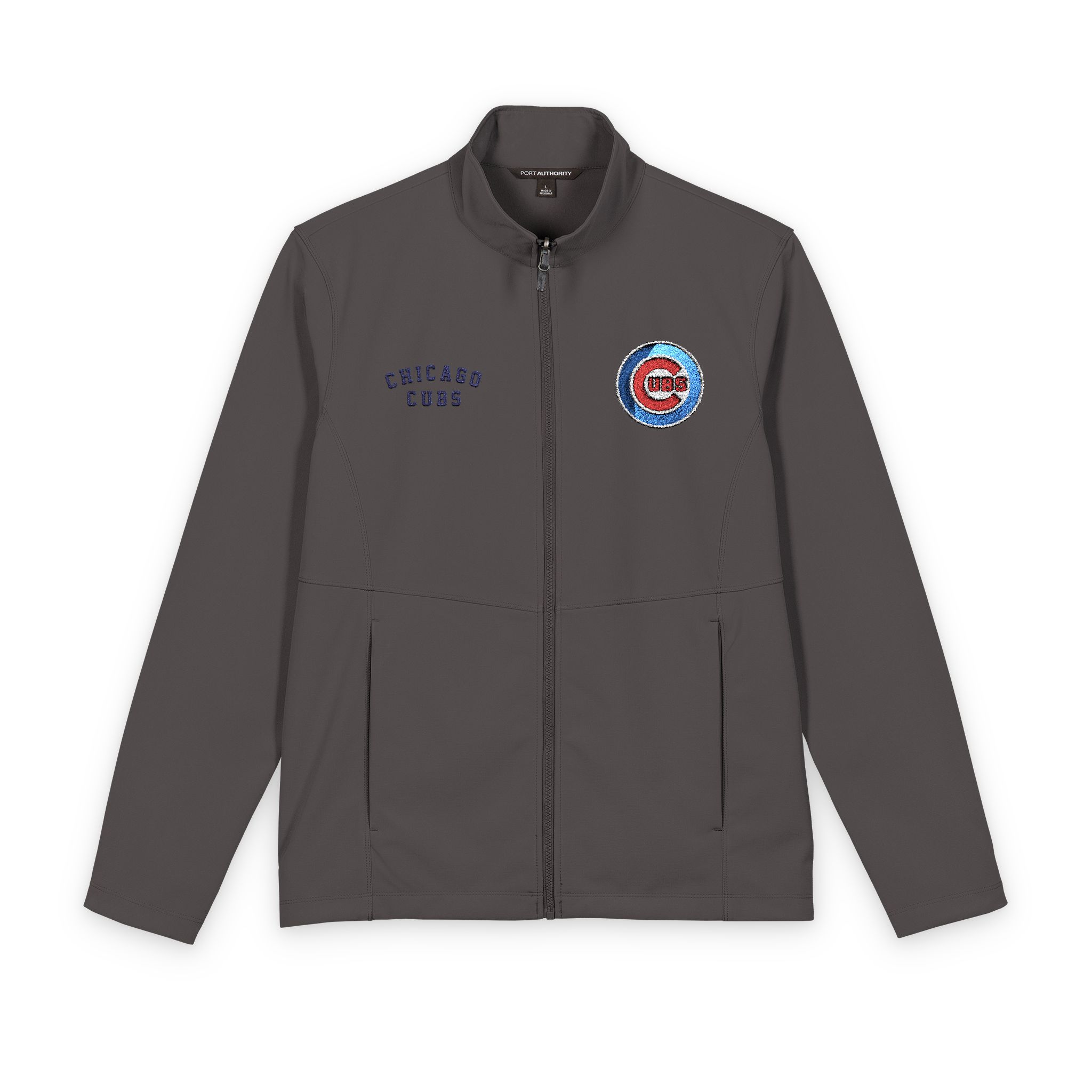 Chicago Cubs Port Authority® Men's Collective Soft Shell Jacket - Image 3