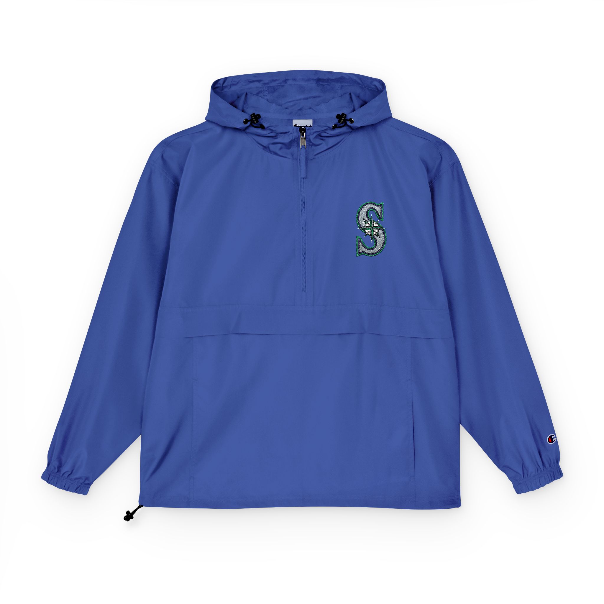 Seattle Mariners Champion Unisex Packable Anorak Jacket - Image 11
