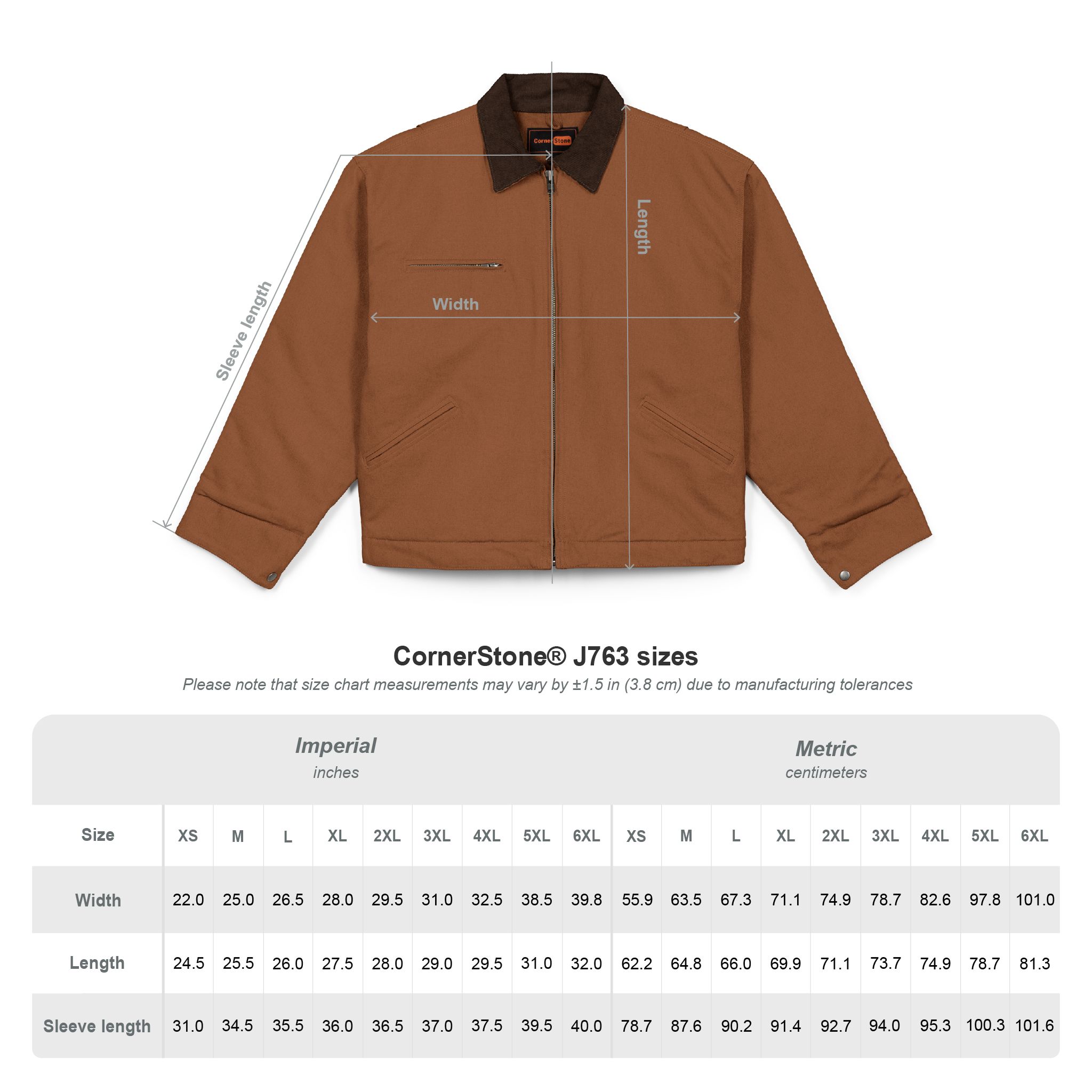 Philadelphia Eagles CornerStone® Unisex Duck Cloth Work Jacket - Image 4