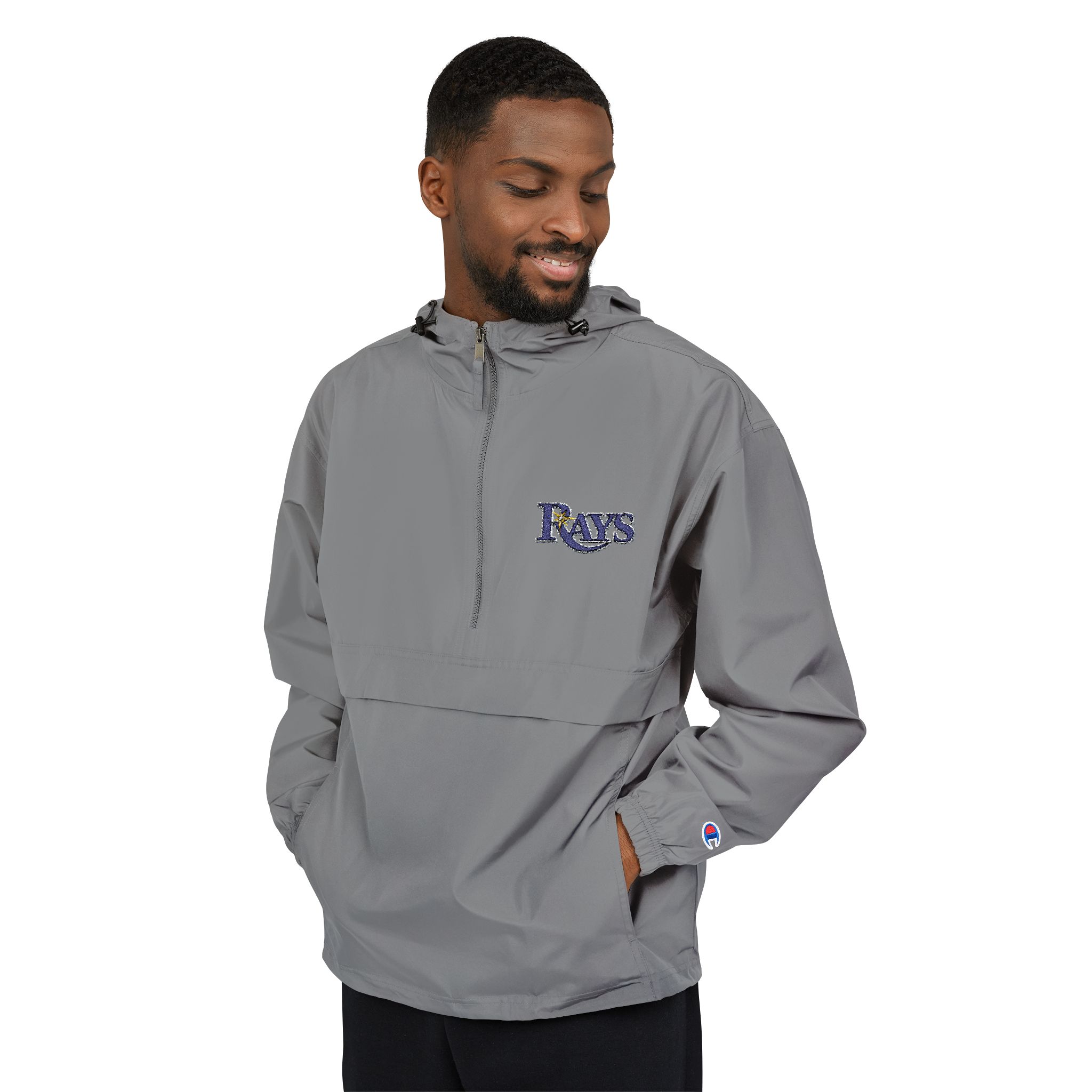 Tampa Bay Rays Champion Unisex Packable Anorak Jacket - Image 3