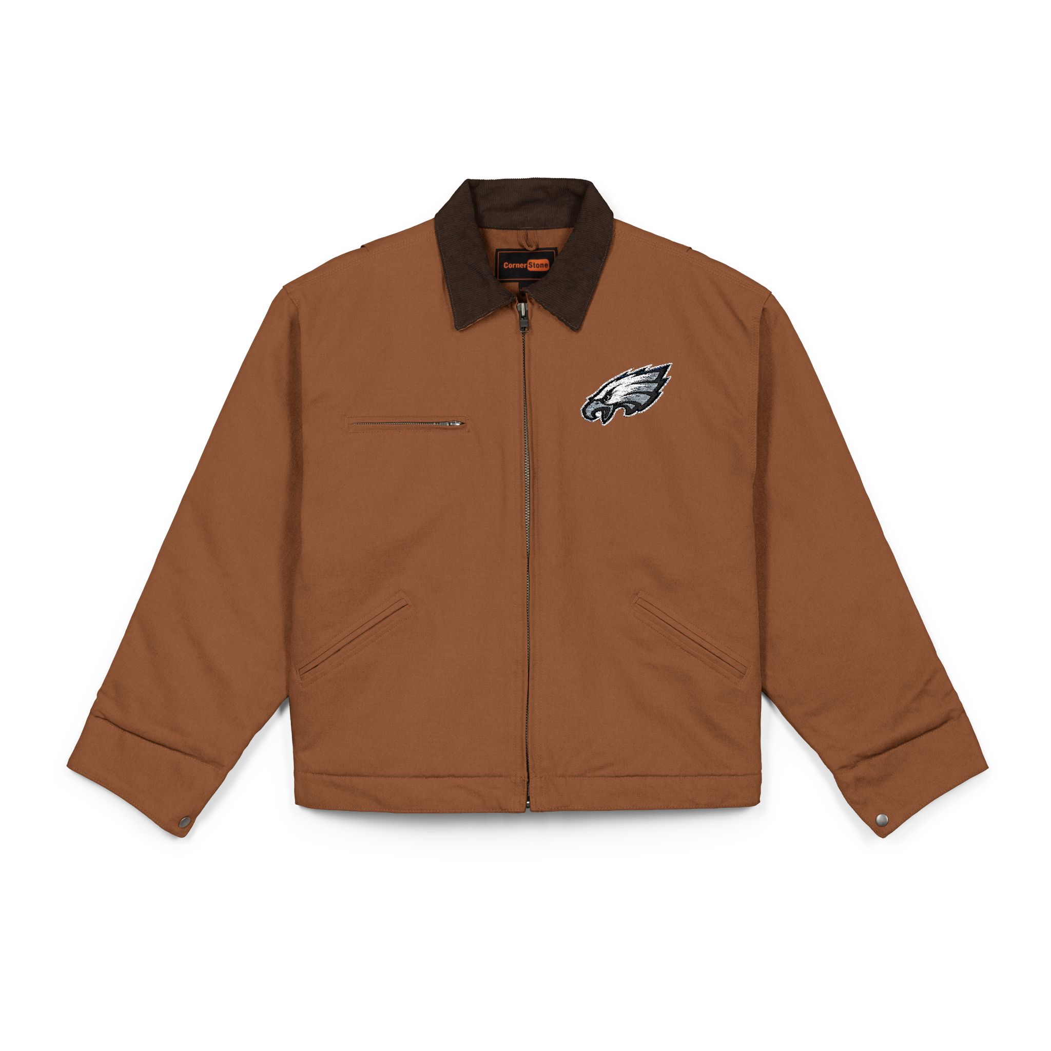 Philadelphia Eagles CornerStone® Unisex Duck Cloth Work Jacket