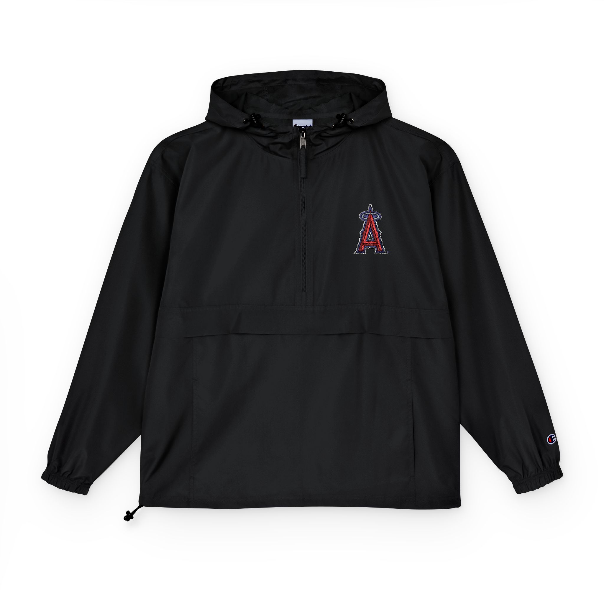 Los Angeles Angels Champion Unisex Packable Anorak Jacket - Image 5