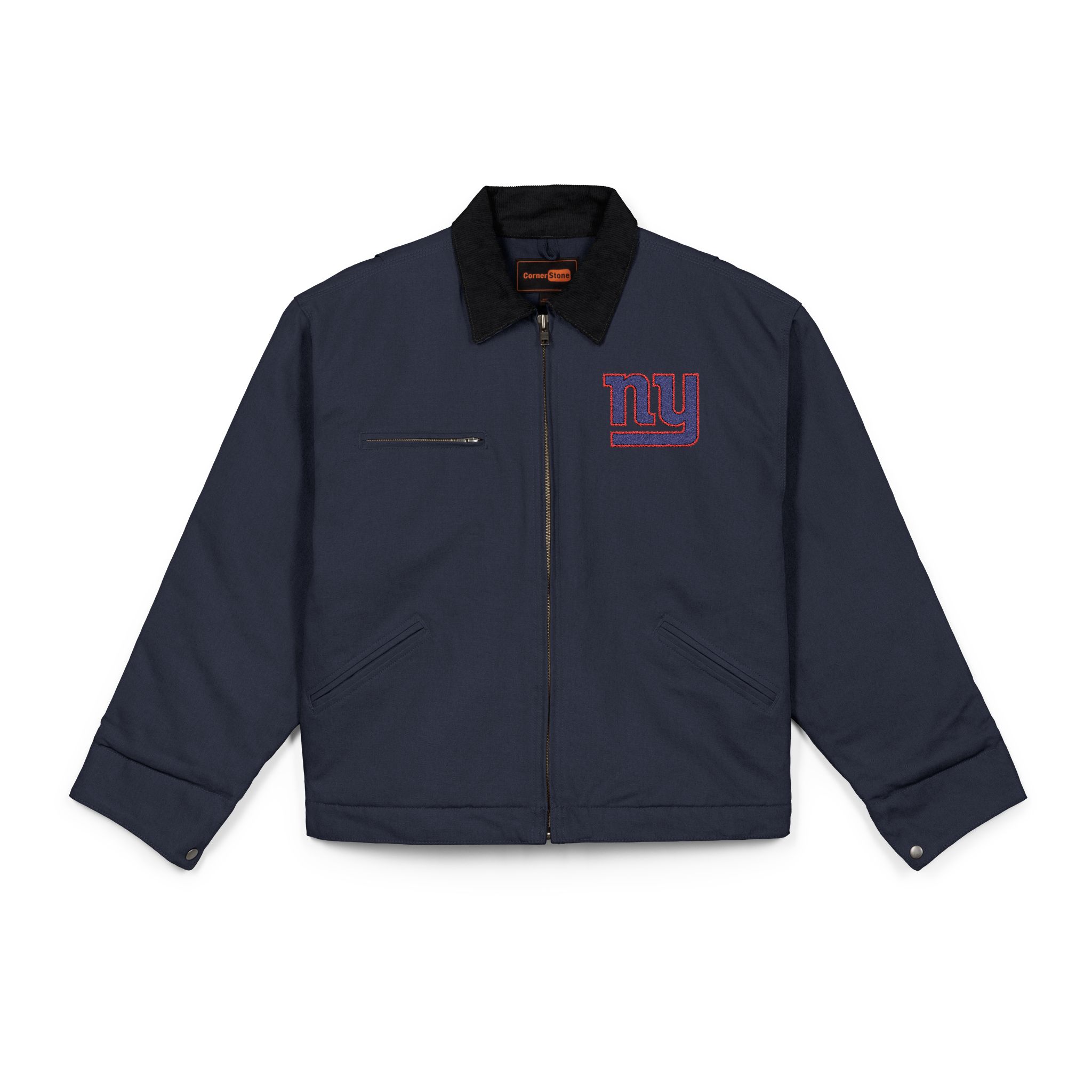 New York Giants CornerStone® Unisex Duck Cloth Work Jacket - Image 3
