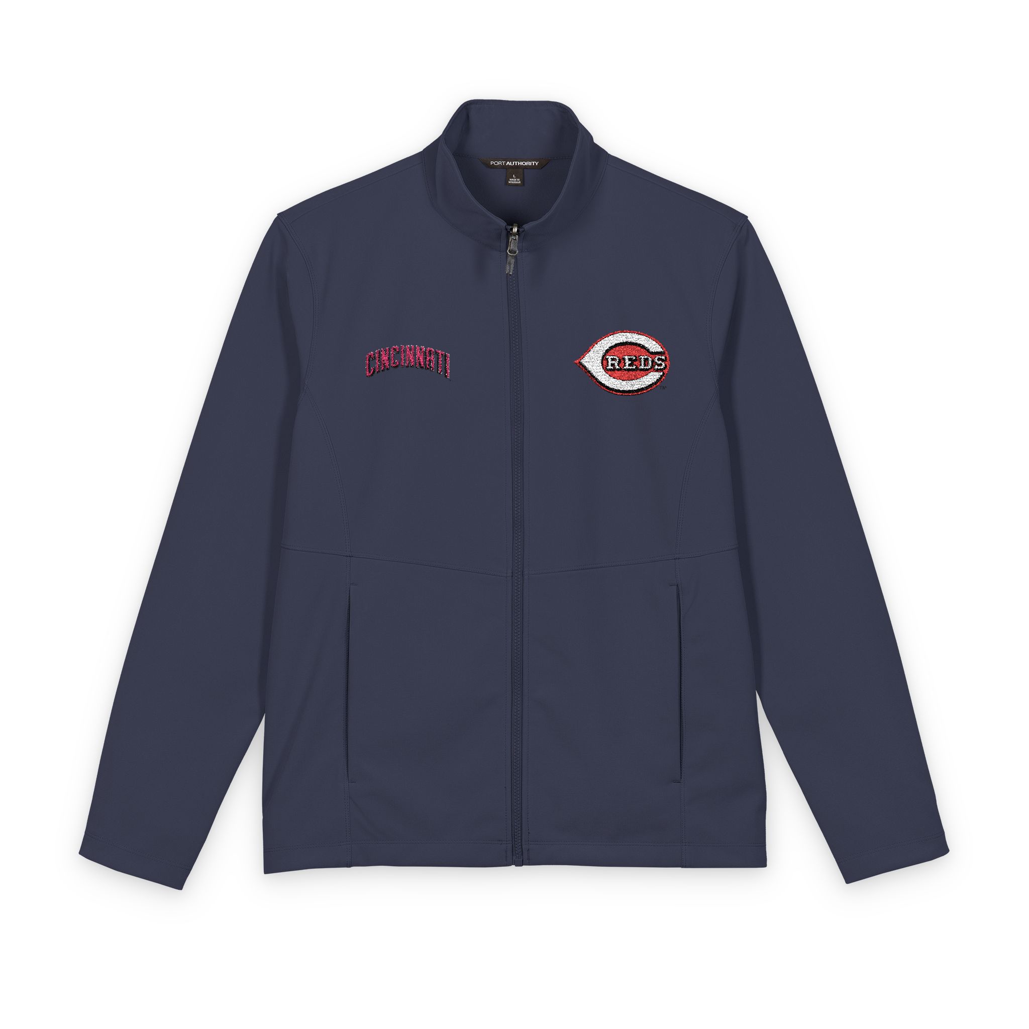 Cincinnati Reds Port Authority® Men's Collective Soft Shell Jacket - Image 5