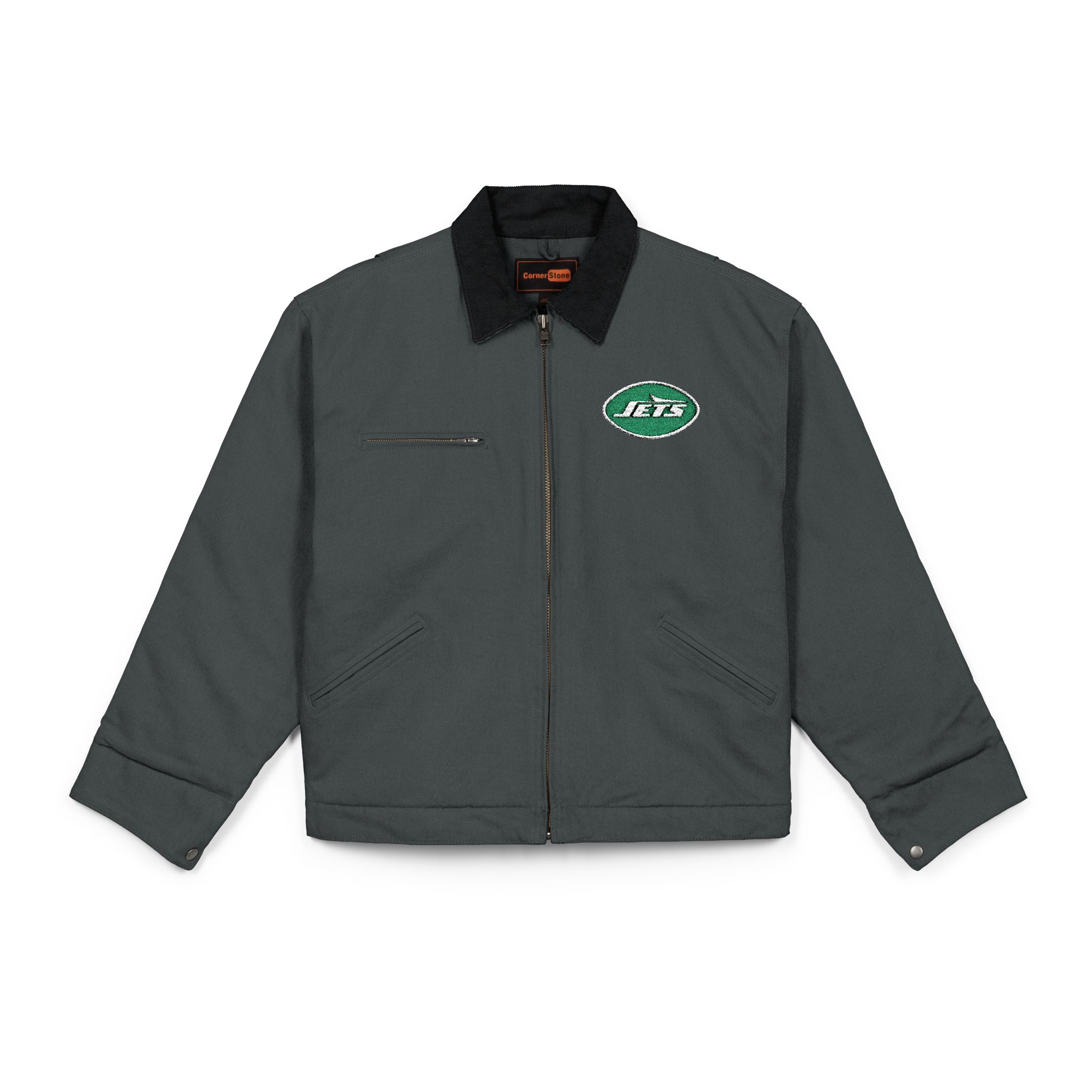 New York Jets CornerStone® Unisex Duck Cloth Work Jacket