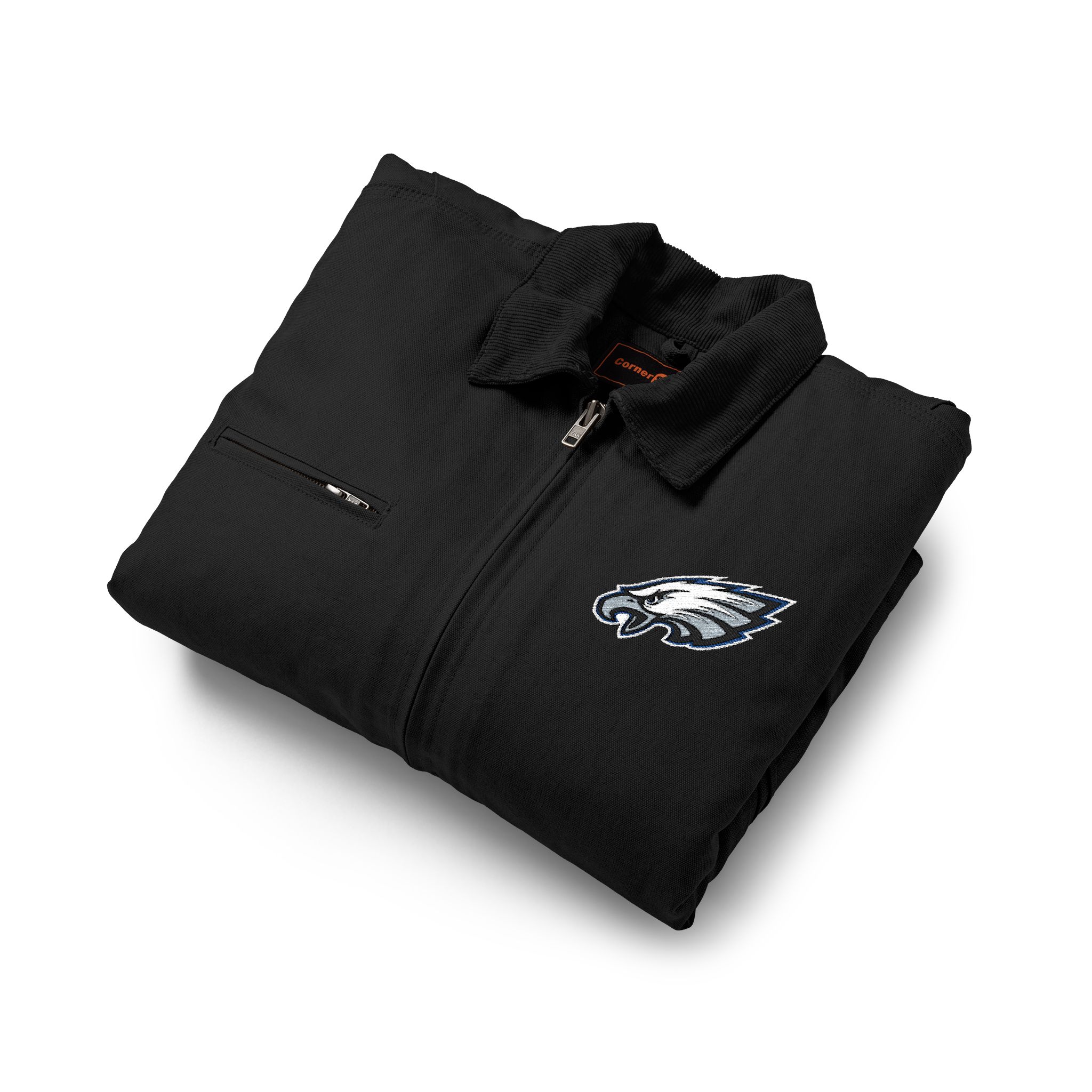 Philadelphia Eagles CornerStone® Unisex Duck Cloth Work Jacket - Image 11