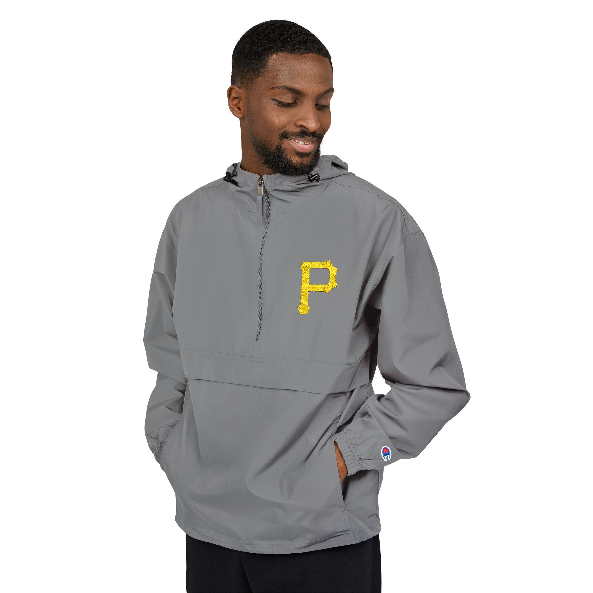 Pittsburgh Pirates Champion Unisex Packable Anorak Jacket - Image 3