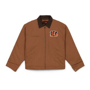 Cincinnati Bengals CornerStone® Unisex Duck Cloth Work Jacket