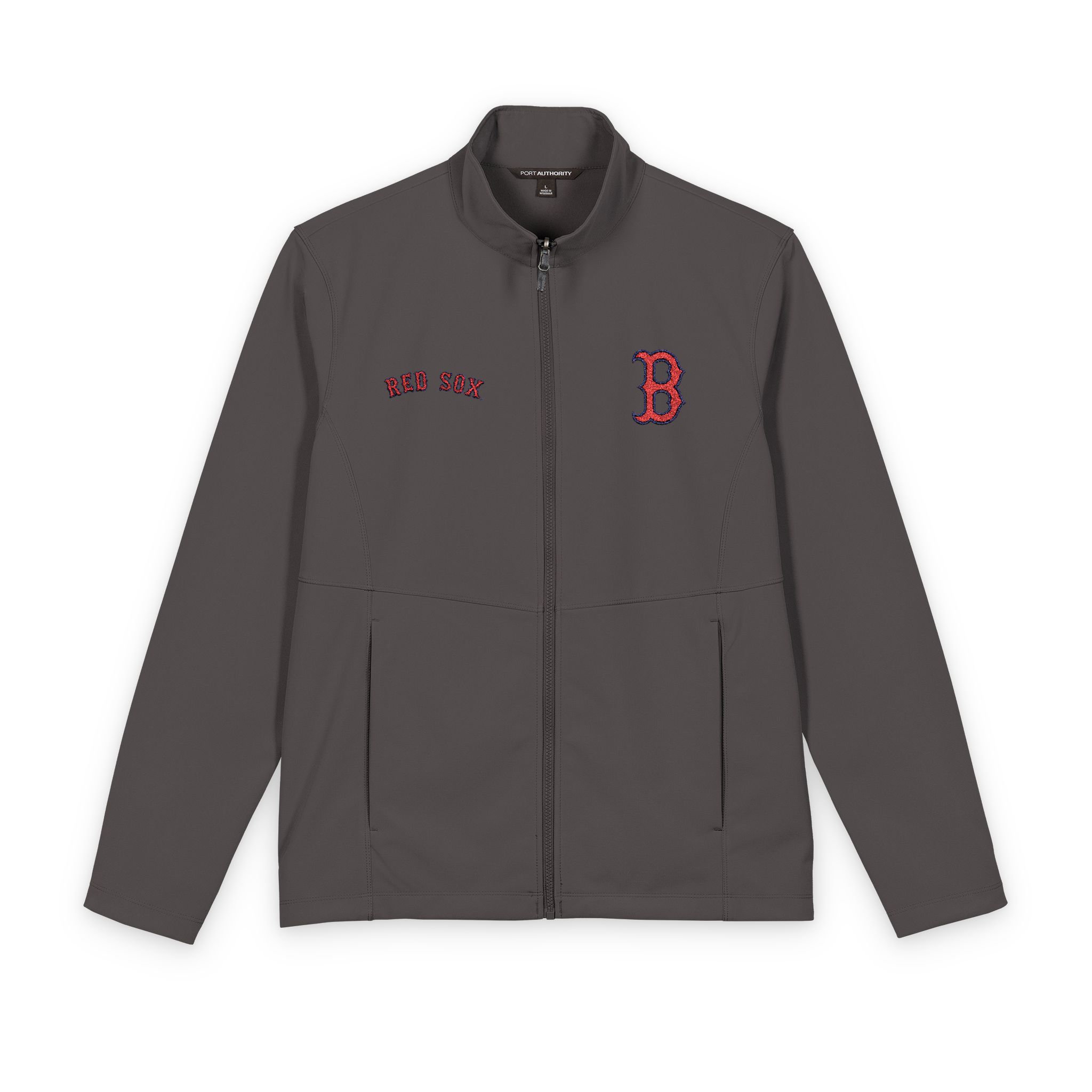 Boston Red Sox Port Authority® Men's Collective Soft Shell Jacket - Image 3