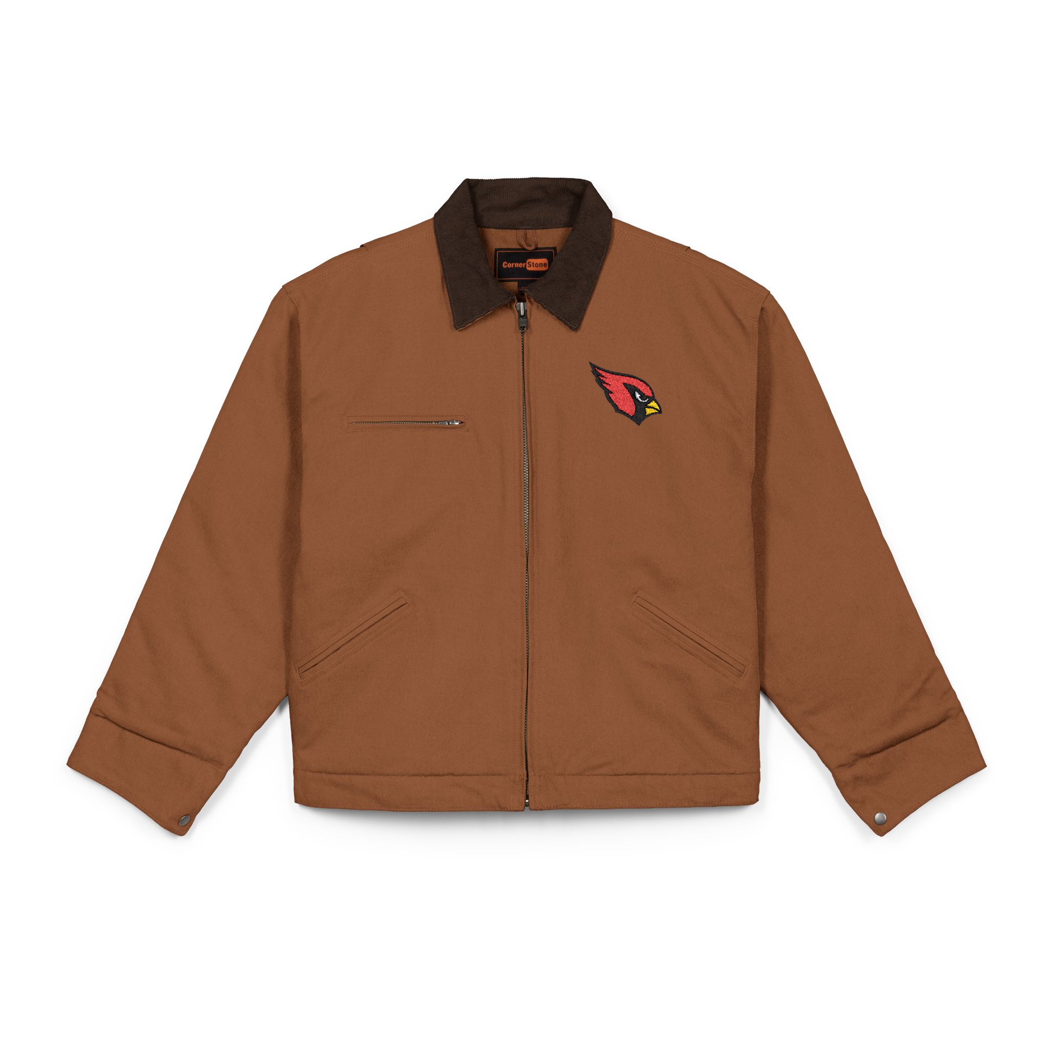 Arizona Cardinals CornerStone® Unisex Duck Cloth Work Jacket