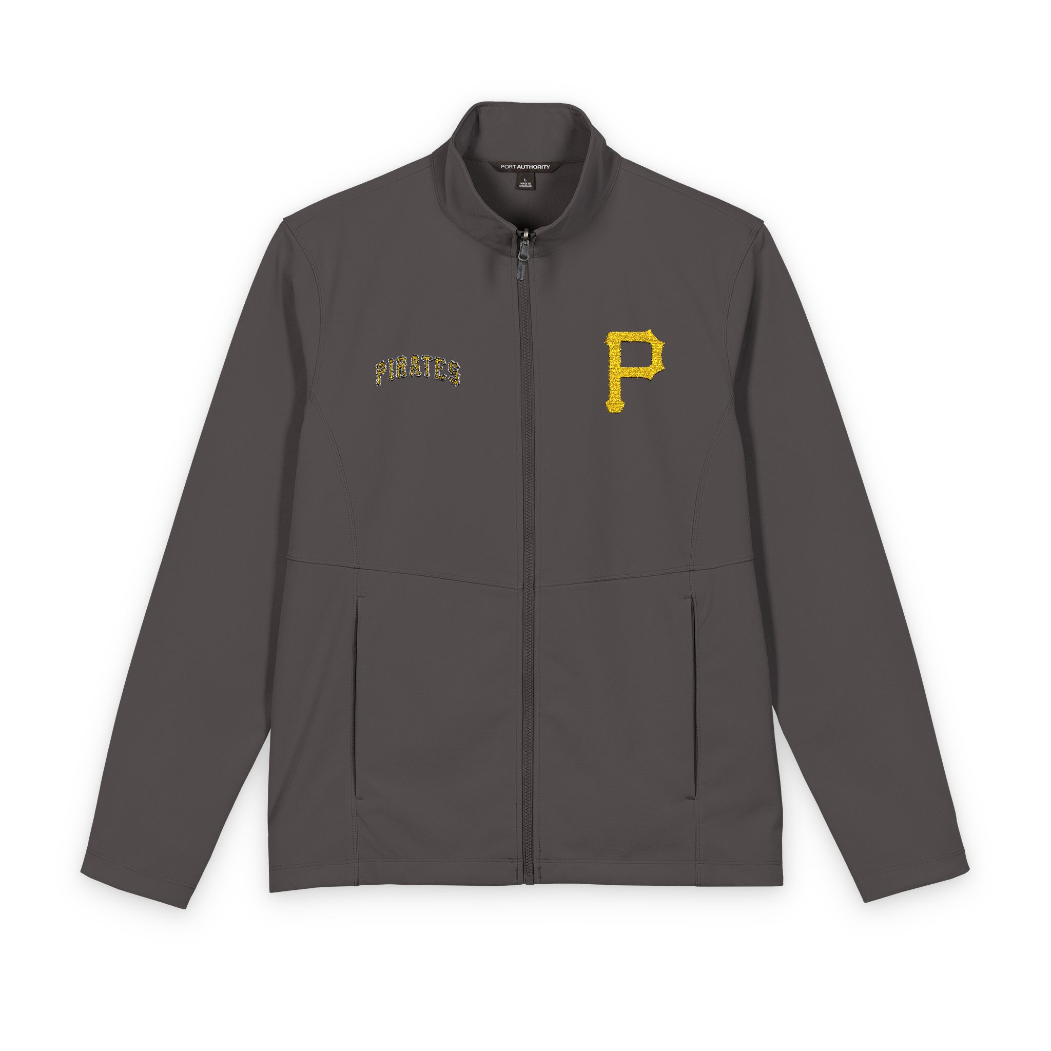 Pittsburgh Pirates Port Authority® Men's Collective Soft Shell Jacket - Image 3