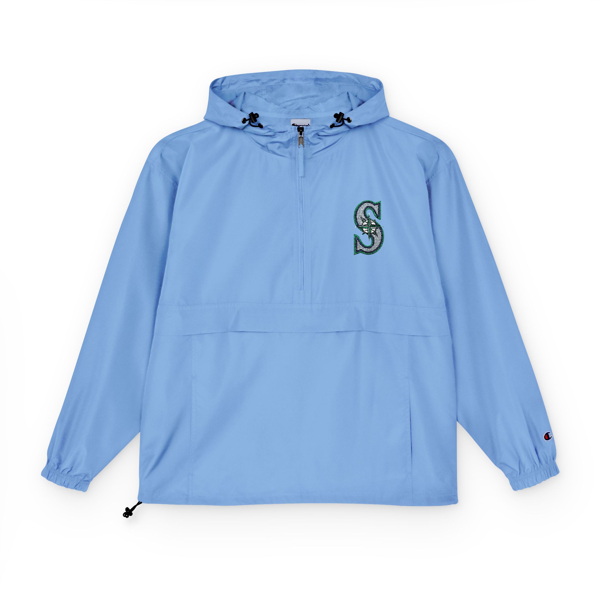 Seattle Mariners Champion Unisex Packable Anorak Jacket - Image 6