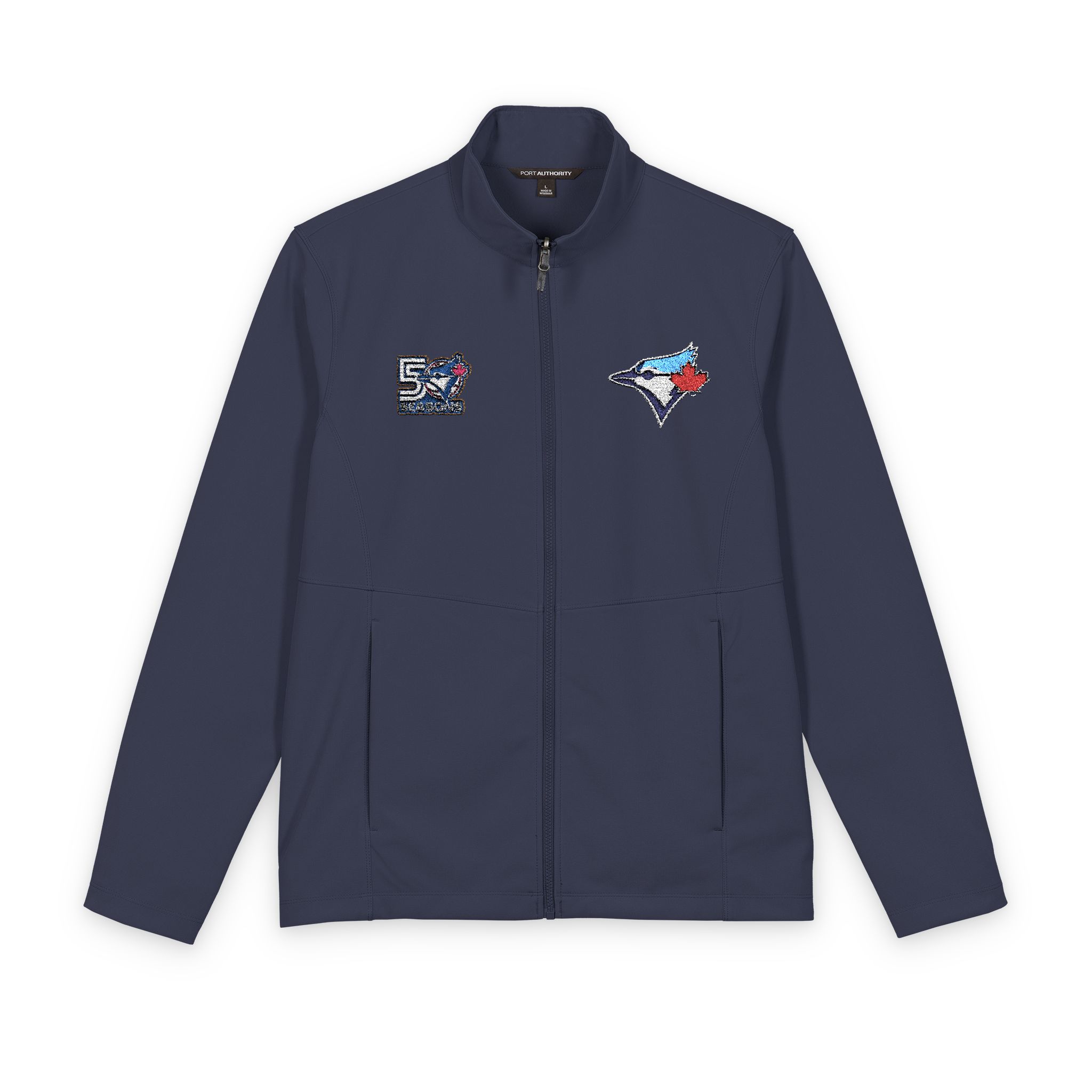 Toronto Blue Jays Port Authority® Men's Collective Soft Shell Jacket - Image 5