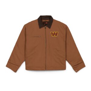 Washington Commanders CornerStone® Unisex Duck Cloth Work Jacket