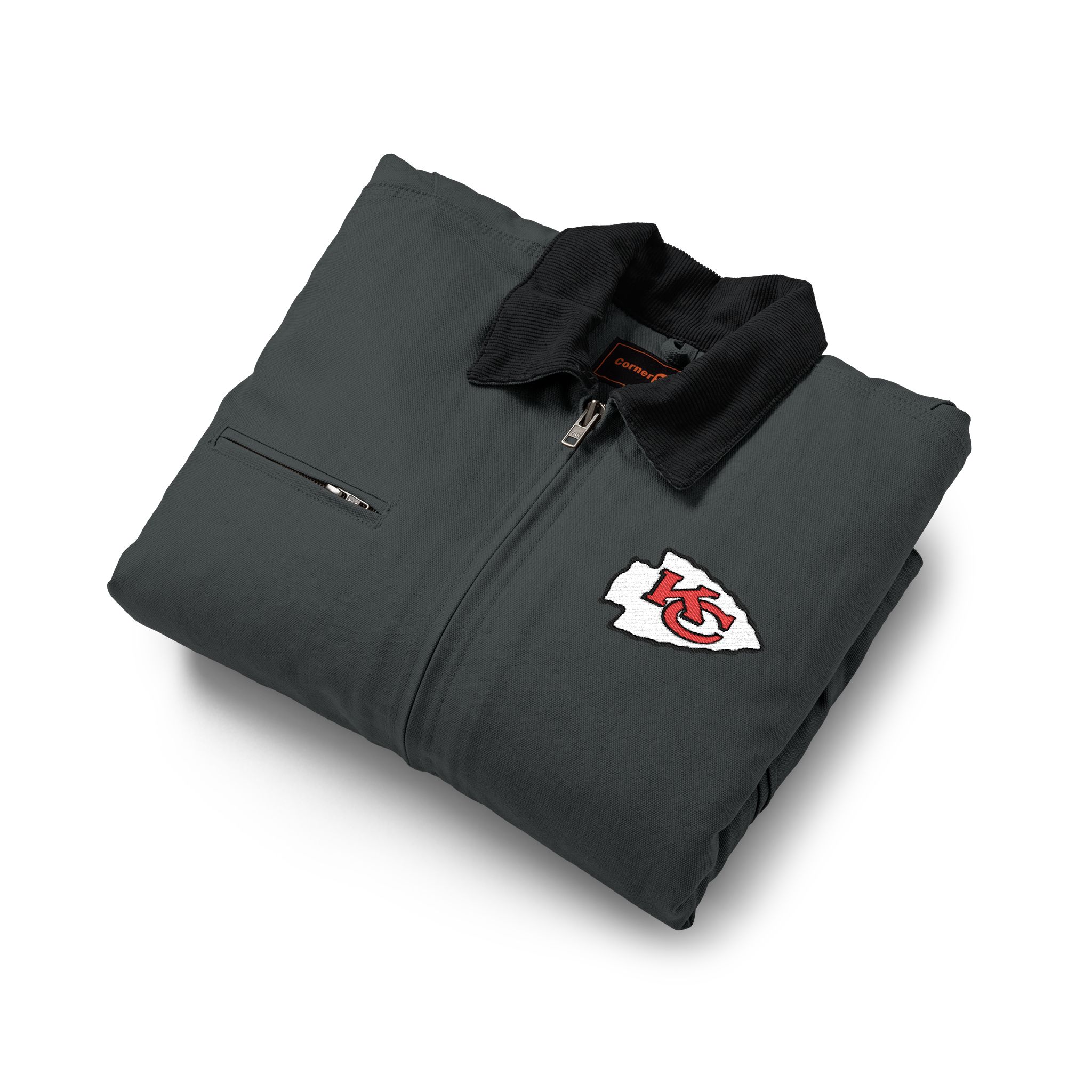Kansas City Chiefs CornerStone® Unisex Duck Cloth Work Jacket - Image 7