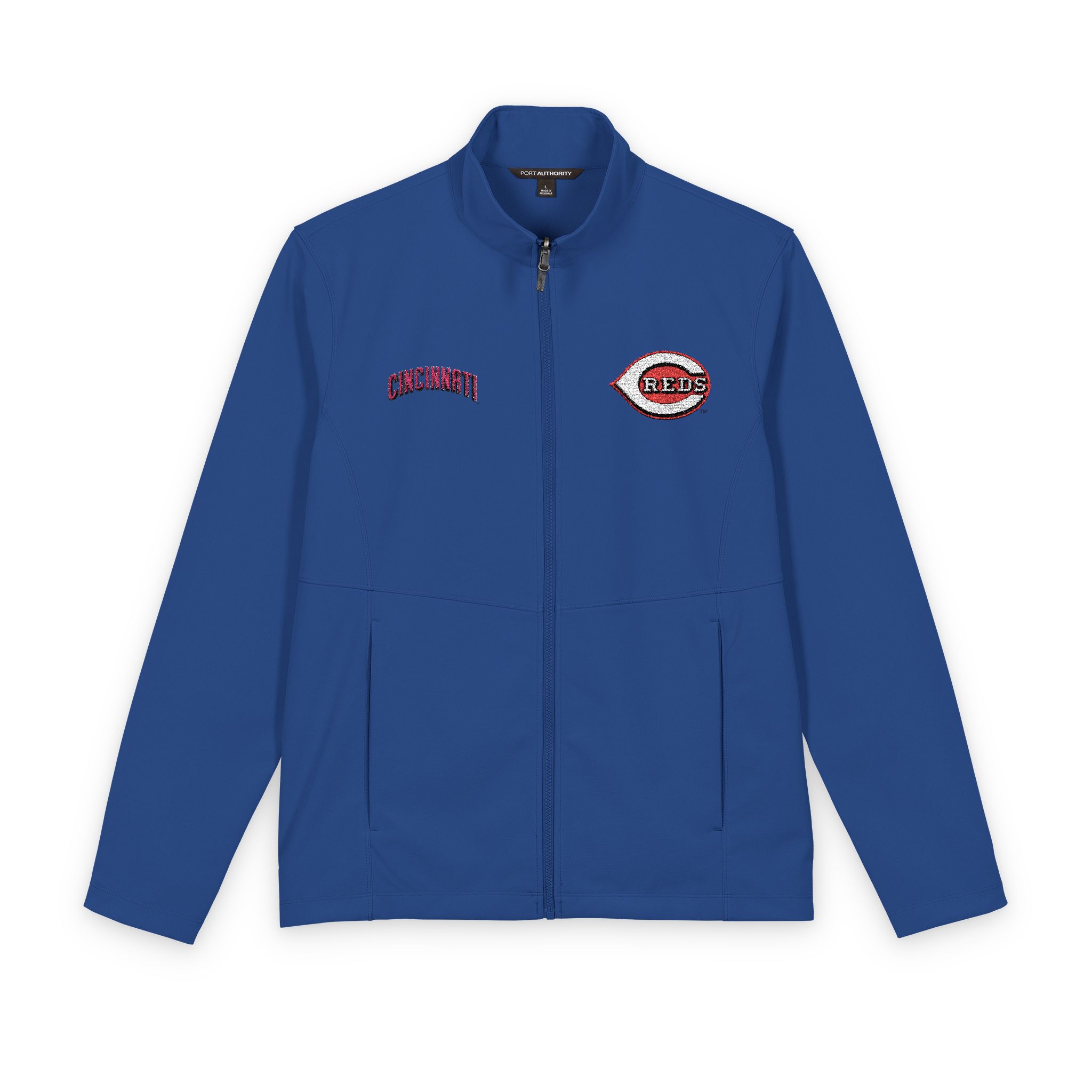 Cincinnati Reds Port Authority® Men's Collective Soft Shell Jacket - Image 7