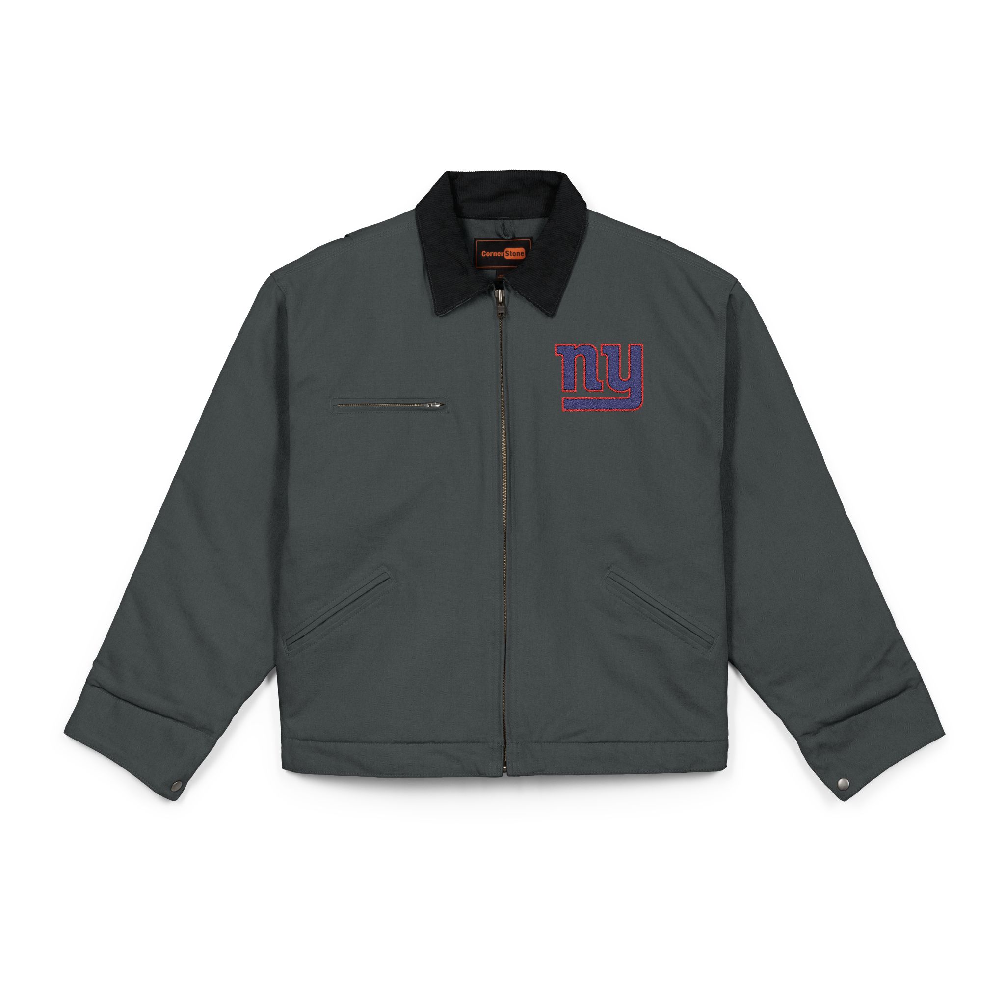 New York Giants CornerStone® Unisex Duck Cloth Work Jacket