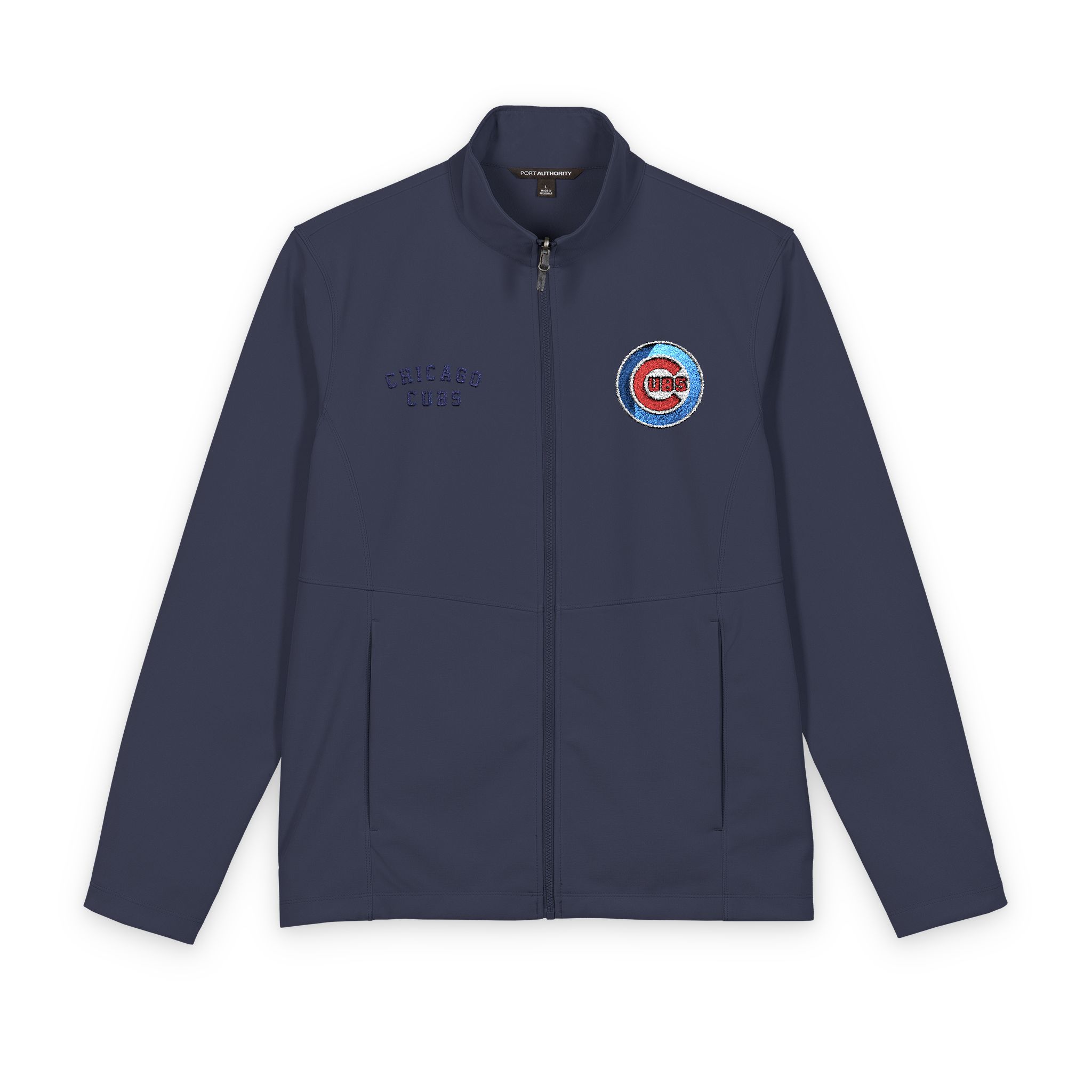 Chicago Cubs Port Authority® Men's Collective Soft Shell Jacket - Image 5