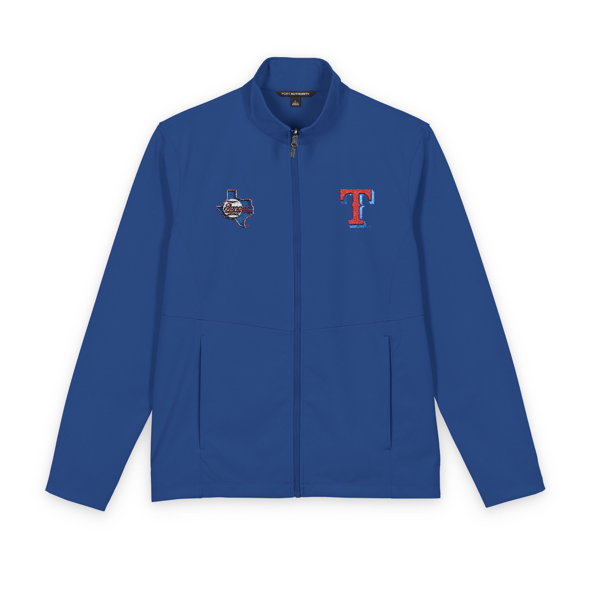 Texas Rangers Port Authority® Men's Collective Soft Shell Jacket - Image 3