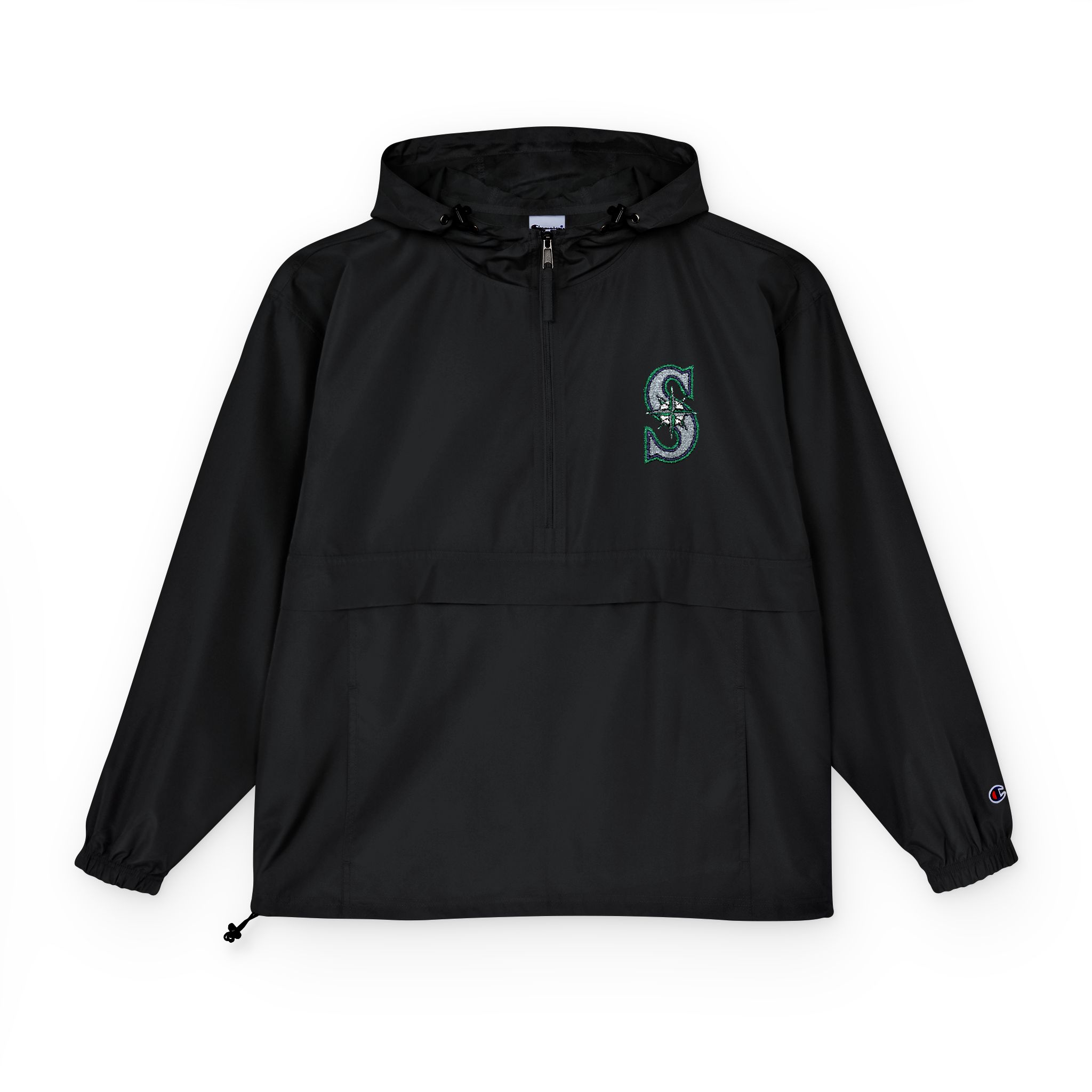 Seattle Mariners Champion Unisex Packable Anorak Jacket - Image 5