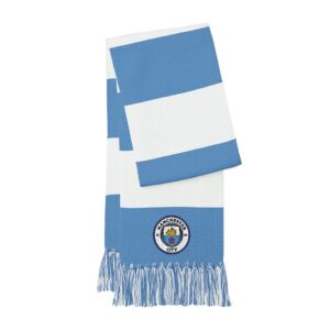 Manchester City Football Club Spectator Scarf (Embroidered Logo)