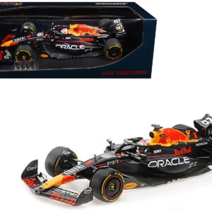 Red Bull Racing RB19 #1 Max Verstappen Oracle Winner F1 Formula One Italian GP (2023) with Driver Limited Edition to 160 pieces Worldwide 1/18 Diecast Model Car by Minichamps