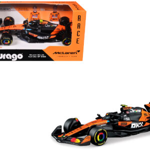 McLaren MCL39 #4 Lando Norris OKX Winner Formula One F1 Australian GP (2025) Race Series 1/43 Diecast Model Car by Bburago