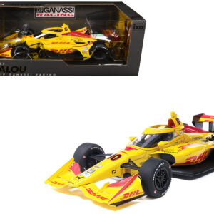 Dallara IndyCar #10 Alex Palou DHL Chip Ganassi Racing (Road Course Configuration) NTT IndyCar Series (2026) 1/18 Diecast Model Car by IXO Models