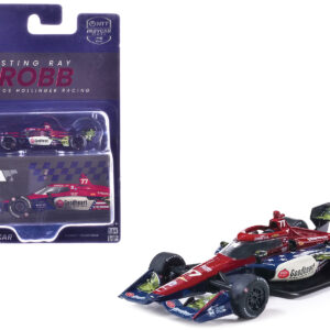 Dallara IndyCar #77 Sting Ray Robb Goodheart Animal Health Center Juncos Hollinger Racing (Road Course Configuration) NTT IndyCar Series (2026) 1/64 Diecast Model Car by IXO Models