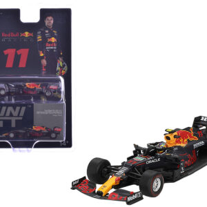 Red Bull RB16B #11 Sergio Perez Winner Formula One F1 Azerbaijan GP (2021) Limited Edition 1/64 Diecast Model Car by Mini GT