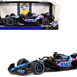 Alpine A524 #31 Esteban Ocon BWT Formula One F1 Miami GP (2024) Competition Series 1/18 Diecast Model Car by Solido