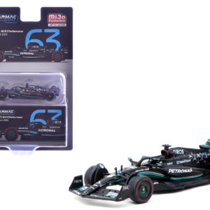 Mercedes-AMG F1 W14 E Performance #63 George Russell 3rd Place Formula One F1 Spanish GP (2023) Global64 Series 1/64 Diecast Model Car by Tarmac Works